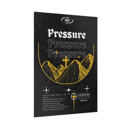 Pressure Lyric Poster by StillDSG