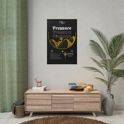 Pressure Lyric Poster by StillDSG